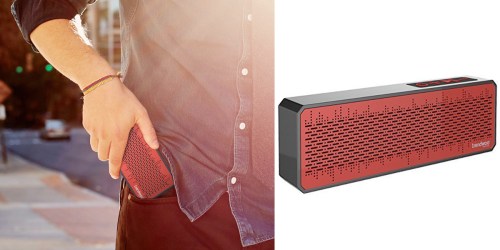 Amazon: Portable Wireless Waterproof Bluetooth Speaker Only $17 (Regularly $19.99)