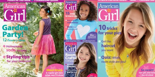 American Girl Magazine One Year Subscription ONLY $15.95 (Just $2.66 Per Issue)