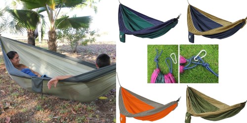 Ultra Light Parachute Hammock with Built In Travel Bag Only $8.99 Shipped (Regularly $39.99)