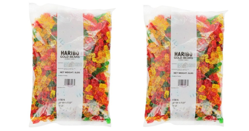 Haribo gummy bear bags