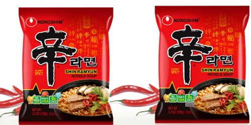 Nongshim Shin Ramyun Noodle Soup 20-Pack Just $16.47 Shipped at Amazon (Only 82¢ Each)