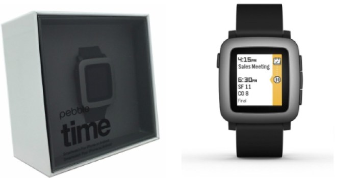 Pebble Time iPhone/Android Bluetooth Smart Watch Only $84.99 Shipped (Reg. $149.99)