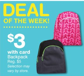 Backpack Walgreens Sale 