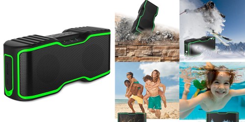 Amazon: Waterproof Portable Bluetooth Speaker Only $36.99 (Regularly $99.99)