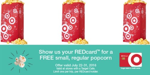 Target REDcard Holders: FREE Bag of Popcorn (Through 7/31)