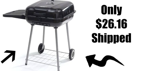 Walmart.online: 22″ Charcoal Grill ONLY $26.16 Shipped (Grill 23 Burgers At Once)