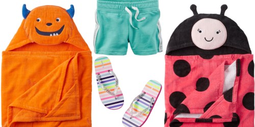 Carter’s.online: Extra 40% Off Flash Sale = $1.79 Flip-Flops, $2.99 Shorts, $8.99 Towels & More