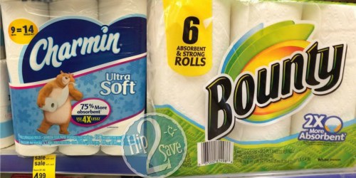 Walgreens: Possible $7 In Reward Points w/ $20 Purchase = Nice Deals On Charmin & Bounty