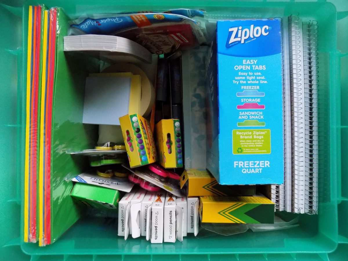 Back To School Classroom Donation Totes