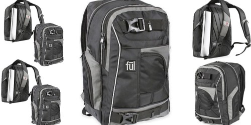 Staples: ful Apex Laptop Backpack ONLY $19.99 Shipped (Regularly $79.99)