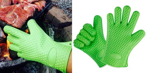 Amazon: Heat Resistant Silicone Cooking & Grilling Gloves Only $5.99 (Regularly $19.99)