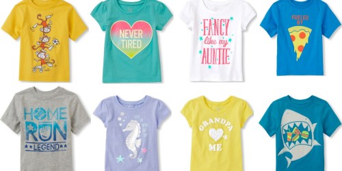 The Children’s Place: Graphic Tees Only $2.99 Shipped