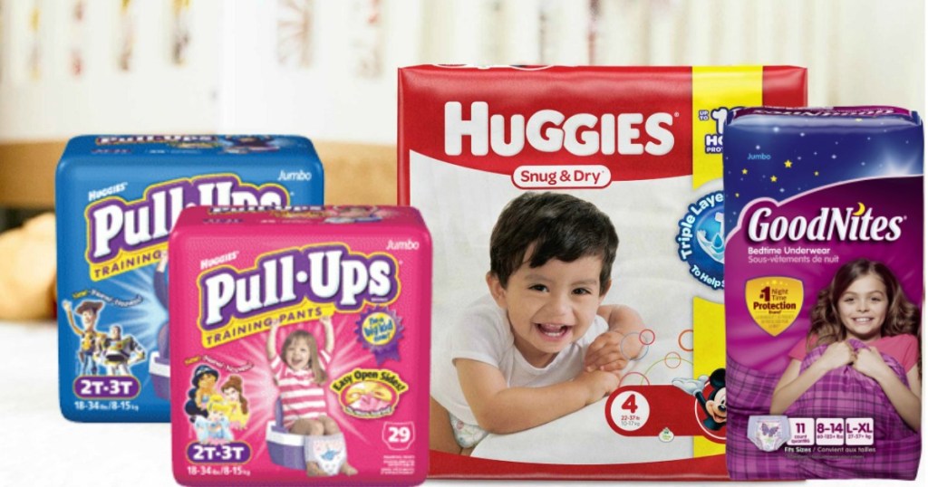 Huggies, Pull-Ups and Goodnites