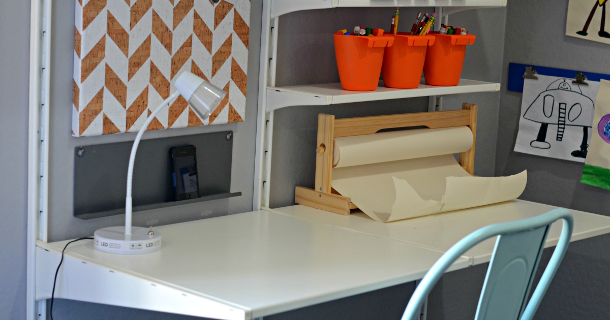 Ikea Shelving Desk