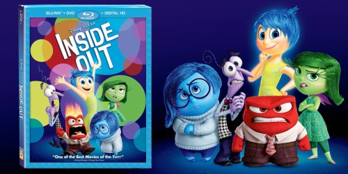 Disney Movie Rewards: Inside Out Blu-ray + DVD + Digital HD Only 750 Points + More