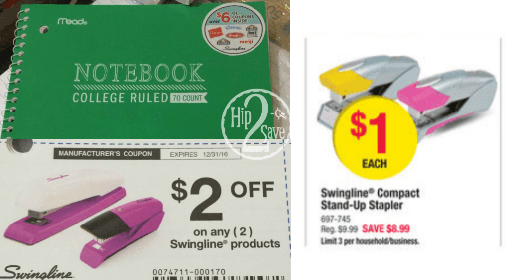 Mead coupon for Swingline