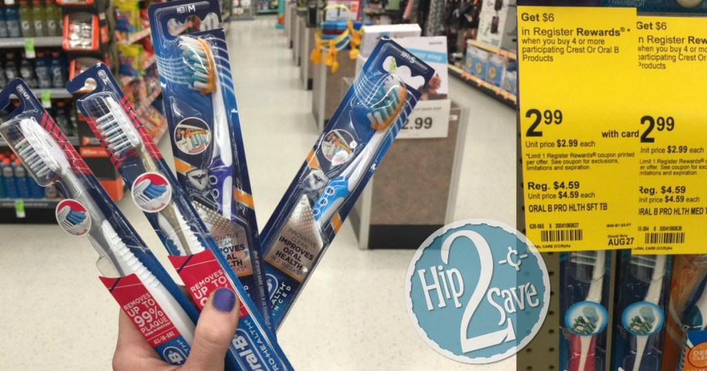 Oral-B Toothbrushes at Walgreens Hip2Save