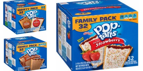 Amazon: BIG Savings on Kellogg’s Pop-Tarts LARGE 32-Count Boxes