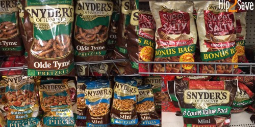 Dollar Tree: Snyder’s Pretzels Possibly 50¢ Per Bag