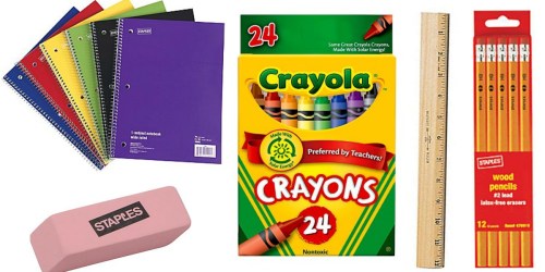 Staples: Back to School Deals Starting August 7th (FREE BIC Pens, 17¢ Notebooks & More)