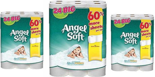 Staples: Angel Soft Big Roll Bath Tissue 24-Count Only $6.99 (29¢ Per BIG Roll!)