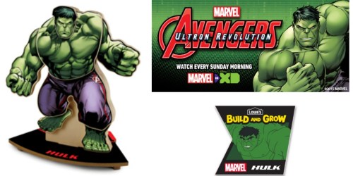 Lowe’s Build and Grow Kids Clinic: Register NOW to Make Free Avenger’s Hulk Figure on August 27th