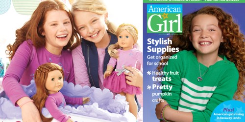 American Girl Magazine Subscription ONLY $2.66 Per Issue (Includes Advice, Crafts, Games & More)