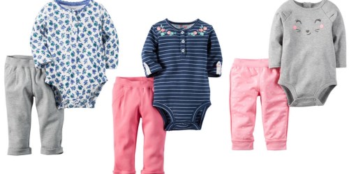 Carter’s & OshKosh: Up to 60% Off + FREE Shipping = 2-Piece Bodysuit & Pant Sets $8 Shipped (Reg. $20)