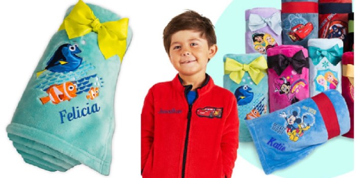 Disney Store: Personalized Fleece Throws ONLY $13 (Ends Today) – Great Gift Idea