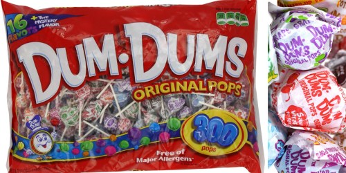 Kmart: Dum Dum Pops 300-Count Bag Just $15.99 + Earn $15.99 Back in Shop Your Way Rewards Points