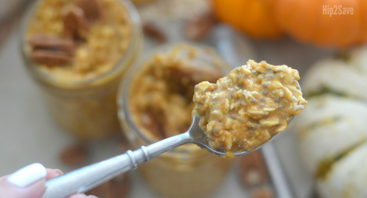 healthy pumpkin overnight oats