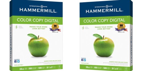 Hammermill Color Copy Digital Paper Ream Only $8.99 (Regularly $17.99) – Awesome Reviews