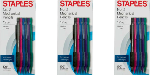 Staples.online: 12 Mechanical Pencils Only 75¢ AND Westcott 12″ Wood Ruler Only 25¢