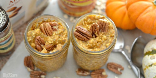 Pumpkin Pie Overnight Oatmeal