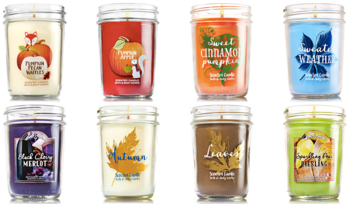 bath body works medium candles