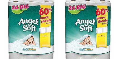 Staples: Angel Soft 2-Ply BIG Bath Tissue Rolls 24-Pack Only $7.99 (Just 33¢ Per BIG Roll!)