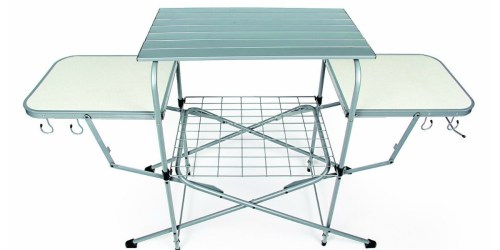 Amazon: Camco Deluxe Grilling Table with Carrying Case Only $44.97 – Great For Tailgating