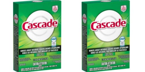 Staples: Cascade Automatic Dishwasher Powder 60oz ONLY $2.45 (Regularly $9.99)