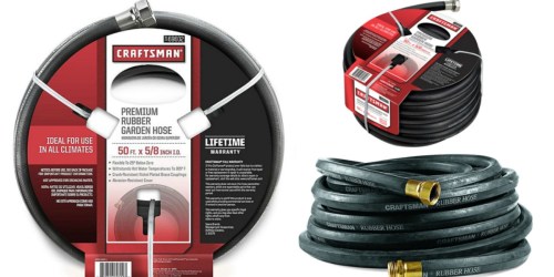 Sears: Craftsman 50′ All-Rubber Garden Hose Only $18.99 (Regularly $34.99)