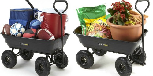 Amazon: Gorilla Carts Garden Dump Cart Only $53.22 (Regularly $109.99) – 600lb Capacity