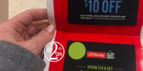 JCPenney Coupon Giveaway: Score $10 Off $10 Coupon In-Store (TODAY ONLY)