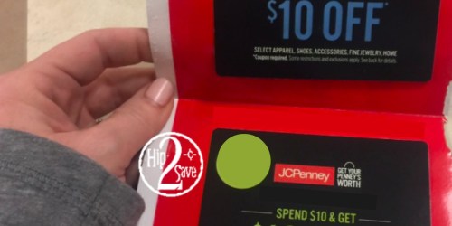 JCPenney Coupon Giveaway: Score $10 Off $10 Coupon In-Store (October 29th Only)