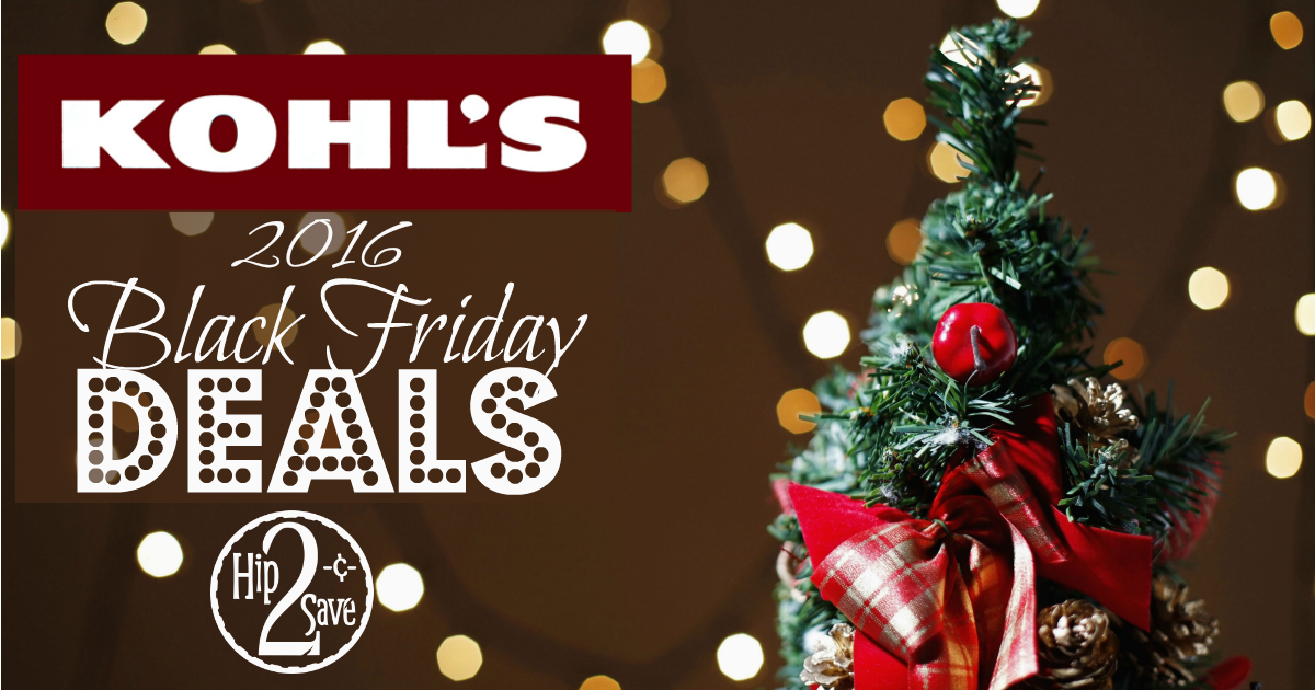 Kohls Black Friday 2016