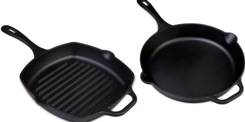 Macy’s.online: Victoria 12″ Cast Iron Skillet or 10″ Cast Iron Deep Grill Pan Just $14.99 (Reg. $39.99)