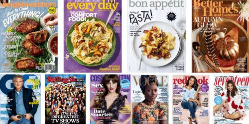 Tired of the Same, Old Magazines? Score 3/$12 Magazine Subscriptions This Weekend Only