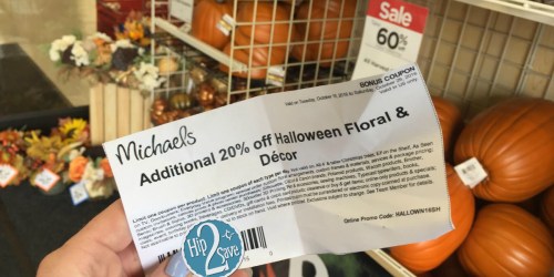 Michaels: *HOT* 60% Off ALL Halloween Decor + Stackable 20% Off Halloween Floral & Decor Coupon