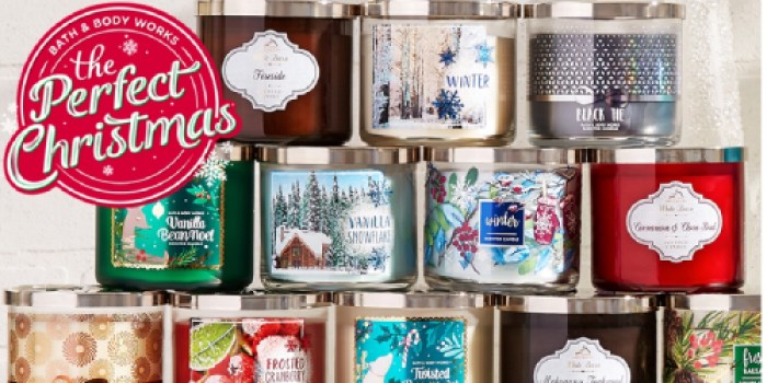 Bath & Body Works: 3-Wick Candles Only $11.16 Each Shipped (Regularly $22.50)