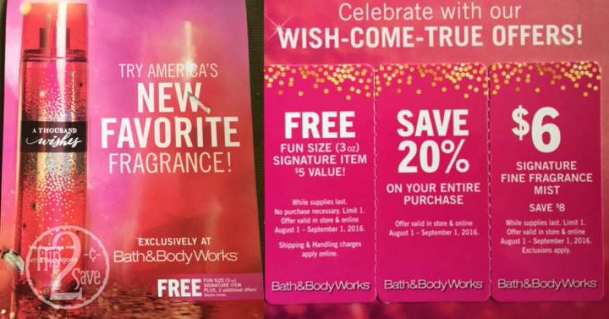 Bath & Body Works Mailer