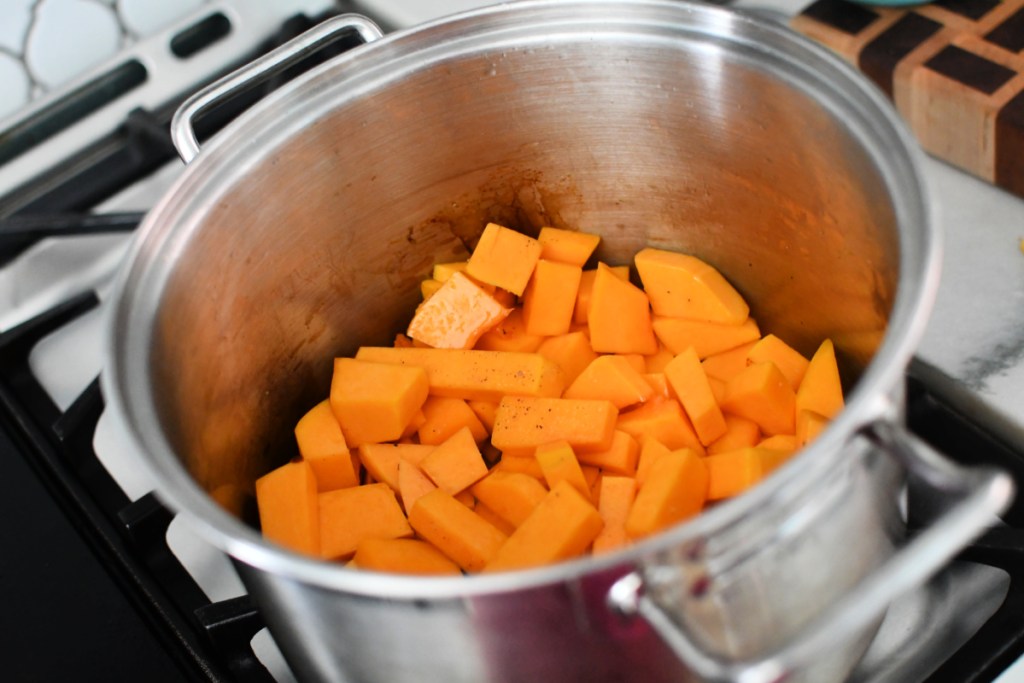 chopped butternut squash