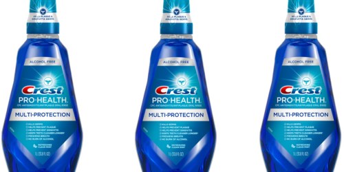 Walgreens: Crest Pro-Health Mouthwash Only 33¢ (After Rewards) + Uponlineing Target Deal